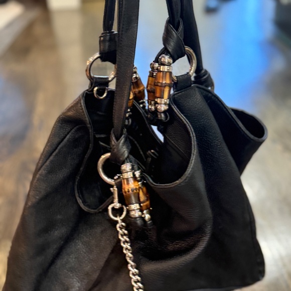 GUCCI Bamboo Jungle Tote - Large - Picture 2 of 12